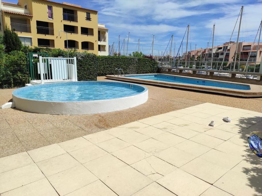 Confortable Appartement Grande Terrasse Piscine Parking Clim Agde Exterior foto